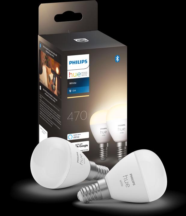 Immagine prodotto Philips Hue Tonalità Bianco Lucentezza (E14, 5.70 W, 470 lm, 2 x, G)