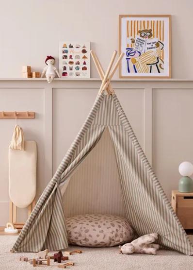 Actual product image Kids Concept Tipi tent stripe (1000937)