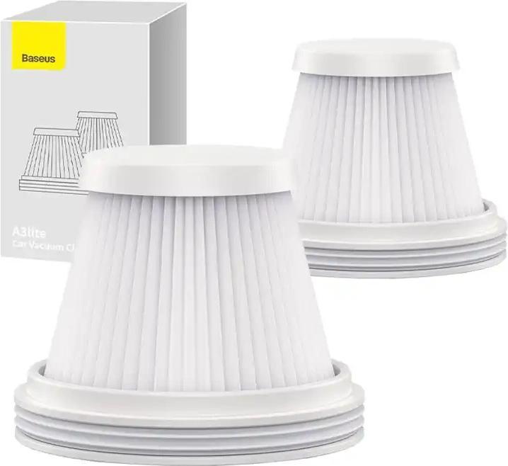 Produktbild Baseus A3lite Car vacuum Cleaner strainer2PCSWhite