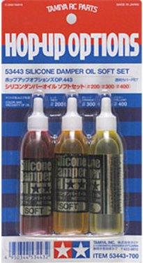 Actual product image Tamiya Shock oil set Medium 500-green/600-blue/ 700-purple CST