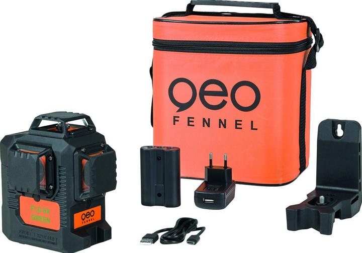 Geo-Fennel Laser multi-lignes à accu 3 x 360° FLG 6X-GREEN