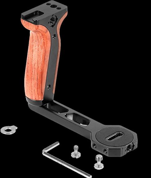 Actual product image SmallRig Wood Side Handle RoninS (Gimbal handle)