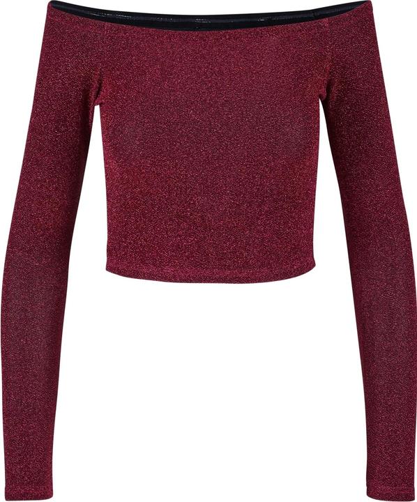Immagine prodotto Urban Classics Ladies Off Shoulder Glitter Longsleeve (4XL)