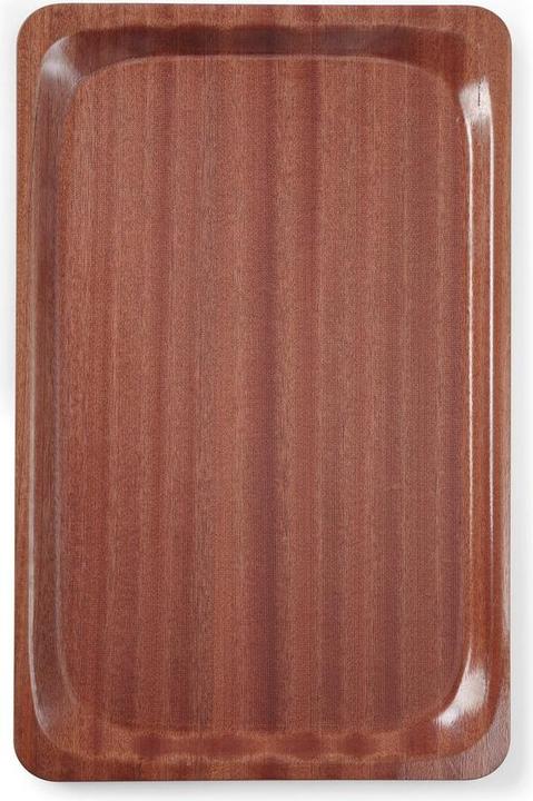 Produktbild AmerBox Serviertablett, rechteckig, rutschfest, laminiert,, Mahagoni, 460x360mm