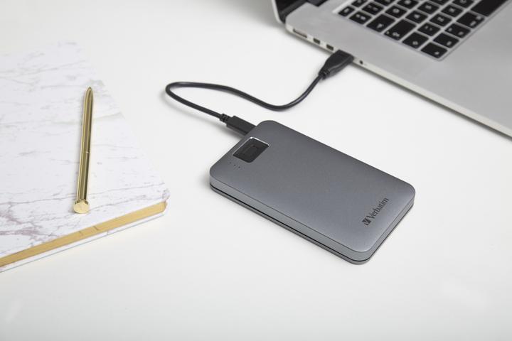 Image du produit Verbatim Fingerprint Secure 1TB USB 3.2 Gen 1 USB-C (1 To)