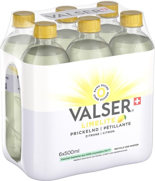 Actual product image Valser Sparkling lemon (6 x 50 cl)