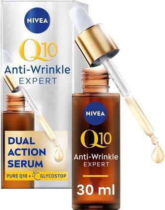 Image du produit NIVEA Q10 Anti-Wrinkle Expert Dual Action Serum 30ml Sérum visage anti-âge pour femmes avec Pure Q10 (30 ml)