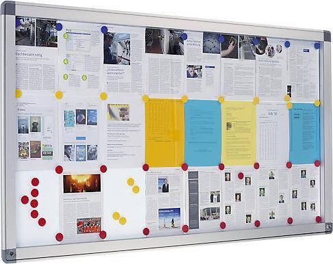 Actual product image kaiserkraft Showcase RECTO XL (Magnet board, 137 x 101 cm)
