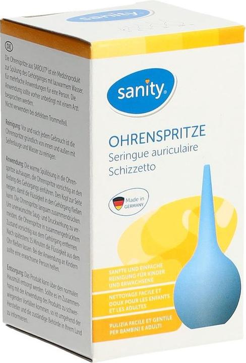 Actual product image Sanity Ear syringe Gr3 27ml