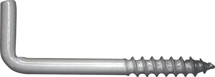 Produktbild Lüsebrink Schraubhaken mit Holzgewinde Haken Wandhaken 3,5x30 mm Stahl verzinkt-blau (0.03 m)