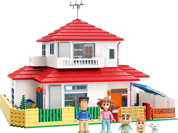 Actual product image Qman Crayon Shin-Chan family house
