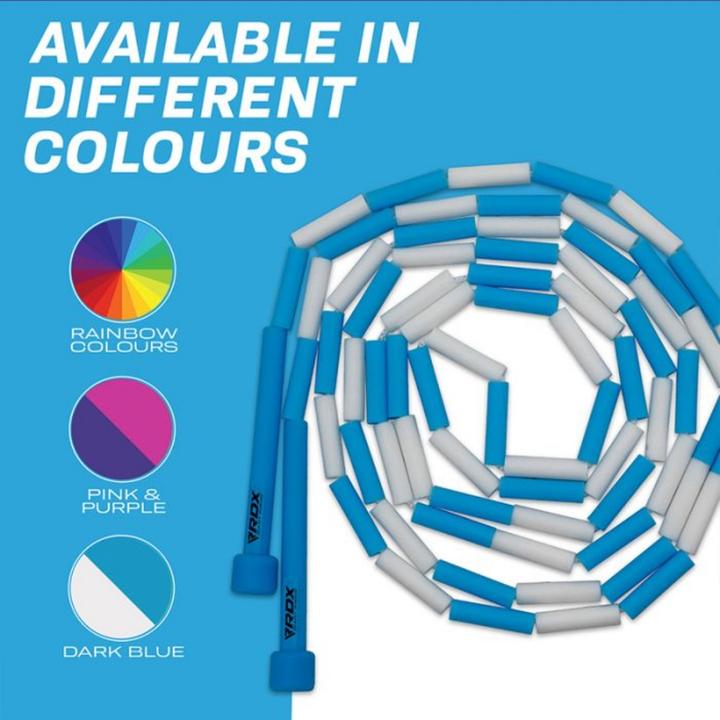 Immagine prodotto Rdx Br Geflochtenes Nylon-Springseil Für Kinder, 3 M, Verhedderungsfrei (304 cm)