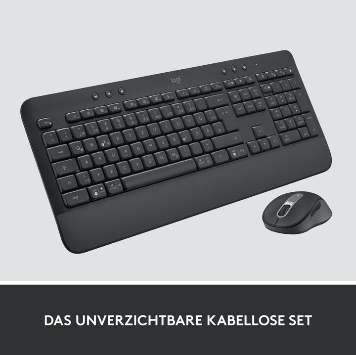 Logitech MK650 for Business (CH, Kabellos)