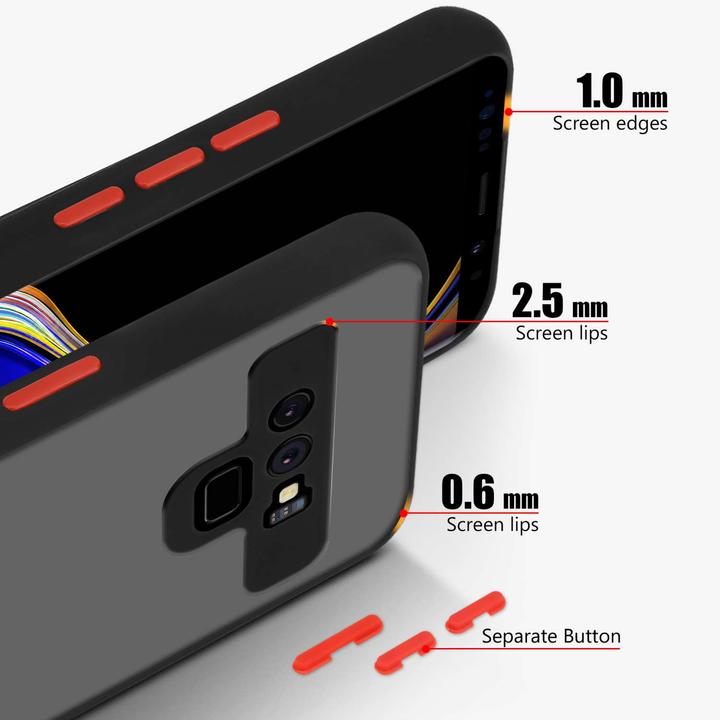 Actual product image Cadorabo Bumper Case for Samsung Galaxy NOTE 9 Hybrid Matt (Samsung Galaxy Note 9)