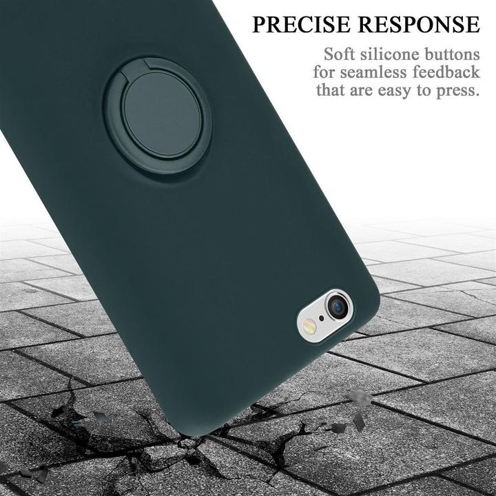 Productafbeelding Cadorabo TPU Vloeibare Ring Silicone Hoesje (Apple iPhone 6)