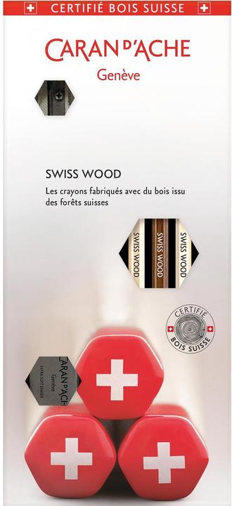 Image du produit Caran d'Ache Swiss Wood Geschenkset (HB, 3 x)