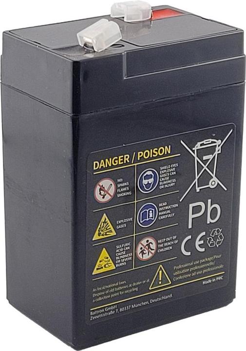 Actual product image Acconic HP4.5-6 Hi-Life Power AGM 6V 4.5Ah USV-Batterie (6 V, 4.50 Ah)
