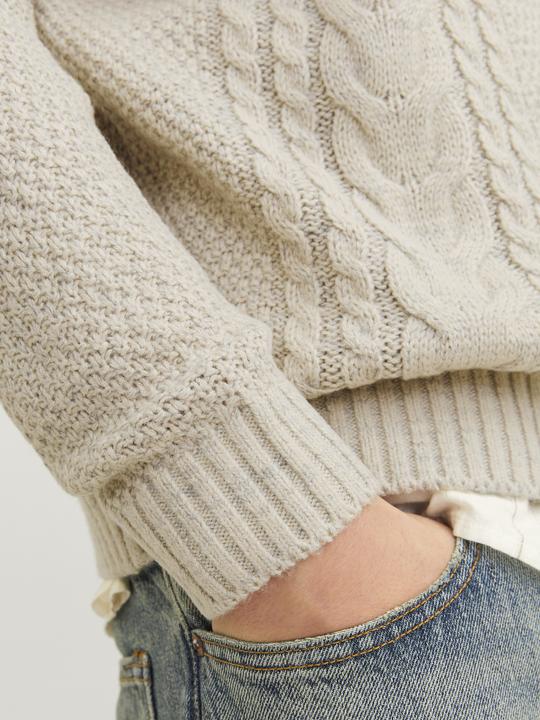 Immagine prodotto Jack & Jones Zip a quarto di dollaro monocolore Zip a quarto di dollaro (XXL)