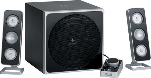 Produktbild Logitech Z-4, 2.1 Speaker System, 40W RMS, Schwarz