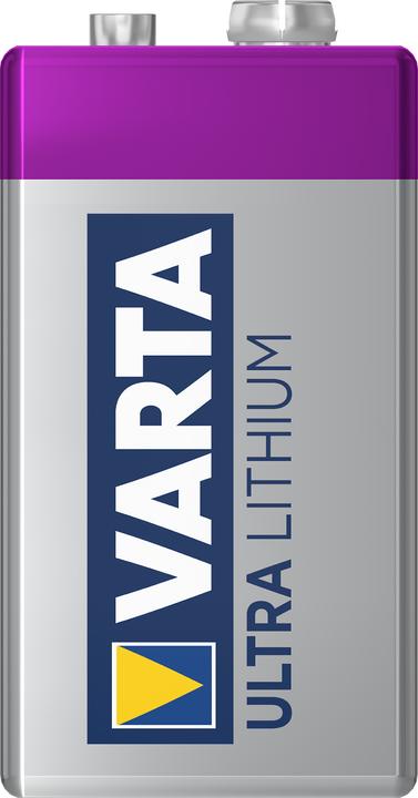 Actual product image Varta ULTRA Lithium (1 pcs., 9V Block, 1150 mAh)