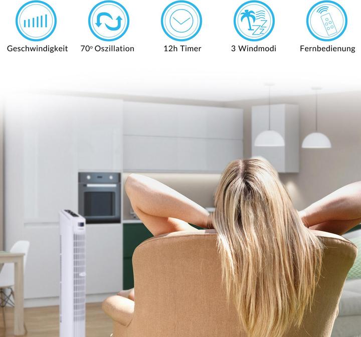 Produktbild Monzana Turmventilator (50 dB)