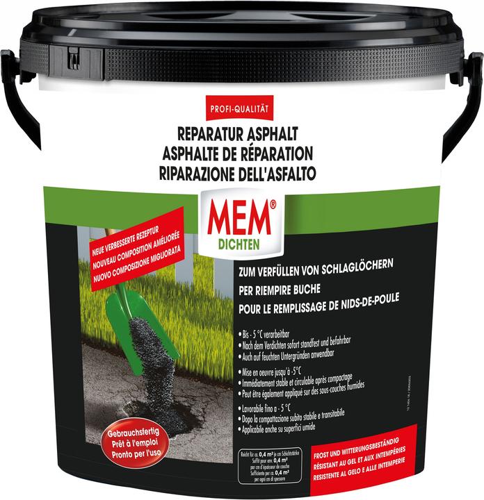 MEM Repair asphalt (10.40 kg, Grey)
