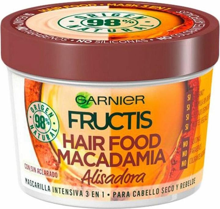 Produktbild Garnier Fructis Hair Food Macadamia Smoothing Mask 390ml (390 ml)