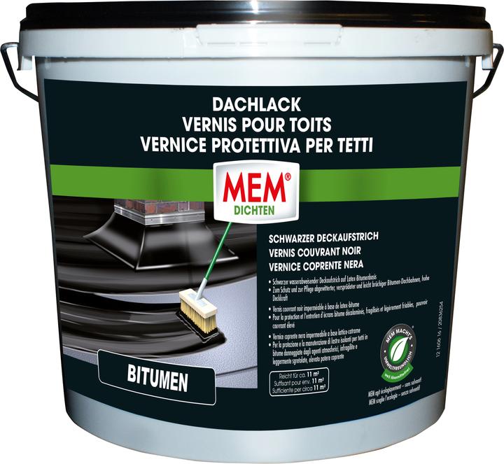 Immagine prodotto MEM Vernice per tetti (Nero, 5000 ml)