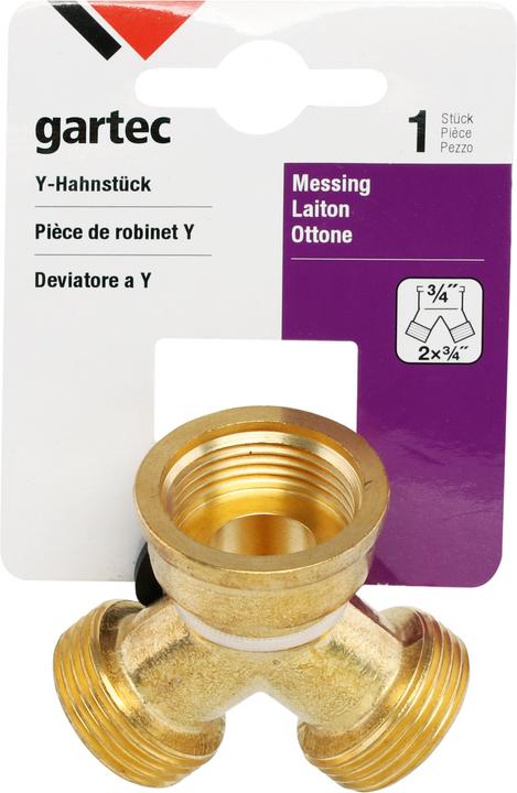 Image du produit Gartec Y Pièce de robinet (Distributeur 2 voies, 19 mm)
