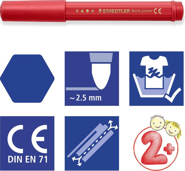Produktbild Staedtler Fasermaler (Multi, 6 x)