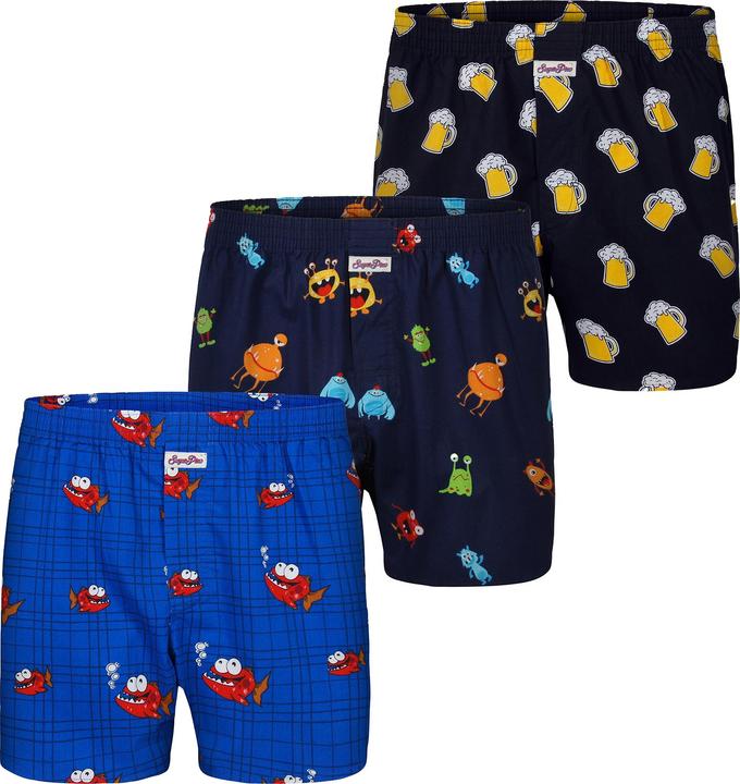 Immagine prodotto Sugar Pine Boxer con motivo stampato (M, confezione da 3)