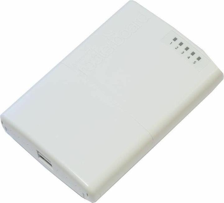 Immagine prodotto MikroTik RouterBOARD PowerBox - Router - Switch a 4 porte - Montaggio su guida DIN, montaggio su palo