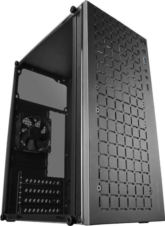 Mars Gaming Boitier Mini Tour Micro Atx Mc-1000 Avec Panneau Vitré (Noir) (mATX, Mini-ITX)