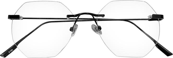 Produktbild JTI Anti-Blaulicht-Brille, ohne Rand - Schwarz