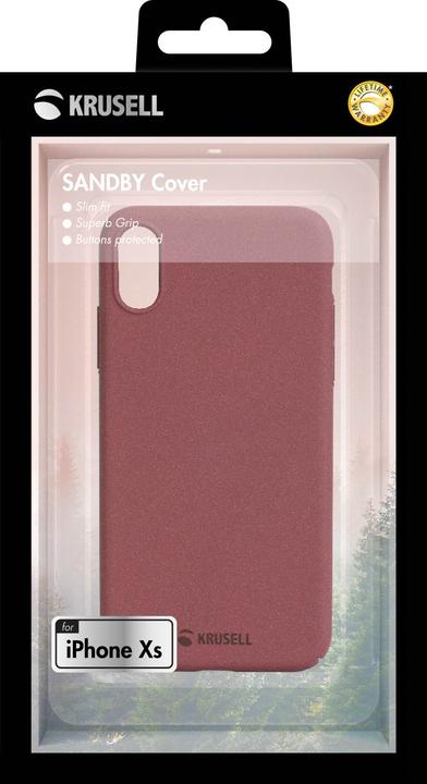 Actual product image Krusell Sandby Cover Apple iPhone XS rust (Apple iPhone X)