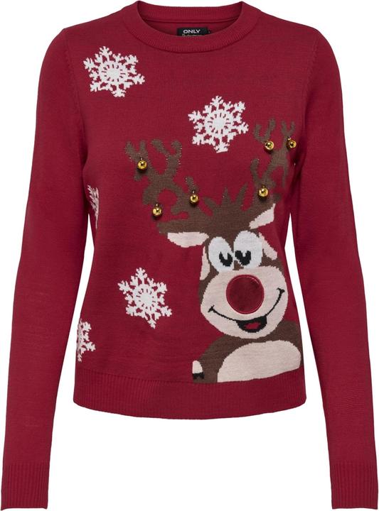 Only Weihnachts- Pullover (S)