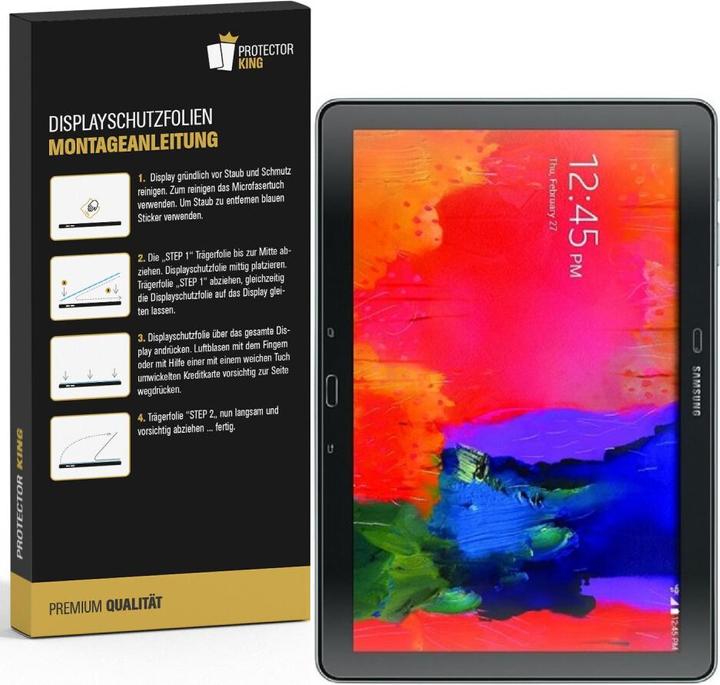 Actual product image Protectorking 6x Panzerfolie Anti-Shock HD Klar (6 Piece, Galaxy Note Pro 12.2)