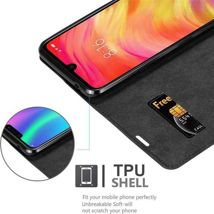 Actual product image Cadorabo Book Invisible Magnet Cover (Xiaomi Redmi Note 7)