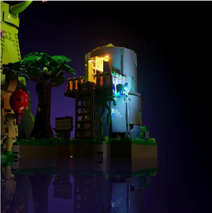 Actual product image Light my bricks LMB 2.0 LED Light Set for LEGO 77092 The Legend of Zelda - Deku Tree 2-in-1