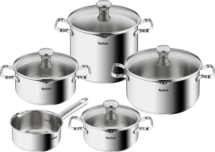 Tefal Duetto (24 cm, Pot, Stainless steel)