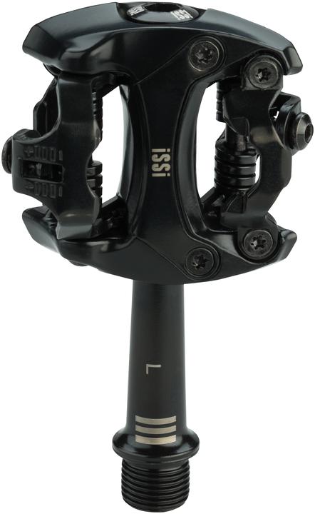 Actual product image iSSi Flash III Pedal SPD + 12 mm (Bearing/Bushing). BlackOut Black.
