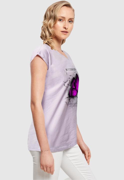 Immagine prodotto Merchcode Maglietta a spalla estesa Butterflies da donna - 112637 (3XL)
