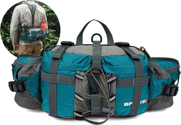 Hermex Bauchtasche mit Schultergurten Umhängetasche Schultertasche Hüfttasche