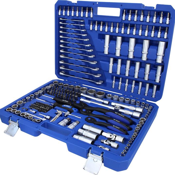 Actual product image Brilliant Tools Socket wrench set, 216 pcs., 1/4, 3/8, 1/2 (3/8", 1/2", 1/4")