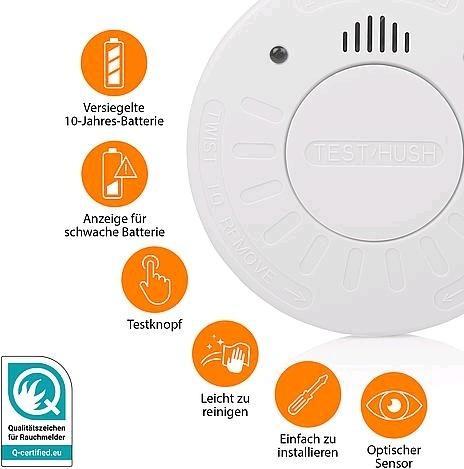 Image du produit Smartwares Détecteur de fumée RM520, pile de 10 ans incluse