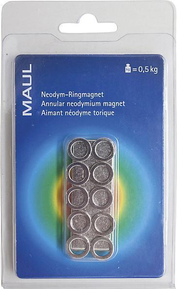 Actual product image Maul Neodymium ring magnet (10 x)