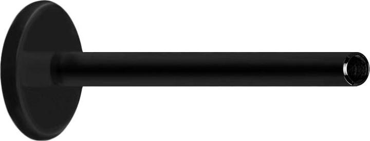 Produktbild Star Piercing Micro Threadless Labret-Stab schwarz (ohne Messing, Bioflex)