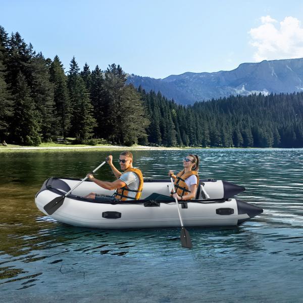 Produktbild Juskys Schlauchboot mit Sitzbänken (320 cm, 4 Pers.)