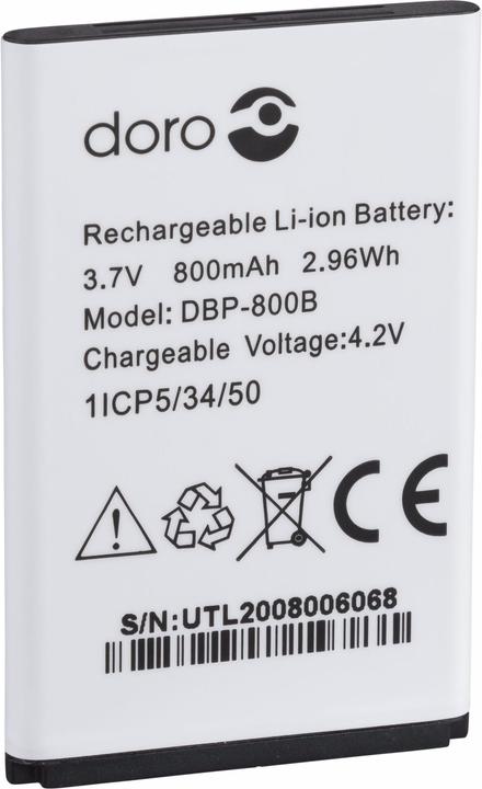 Image du produit Doro Batterie de rechange compatible avec 1350 / 136x