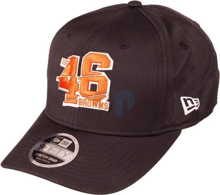 Produktbild New Era NFL - Cleveland Browns - Established Number 9Fifty Stretch Snapback Cap Braun SM (54, 55, 56, 57)